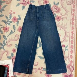 Anthropologie Dark Blue Flare Jeans